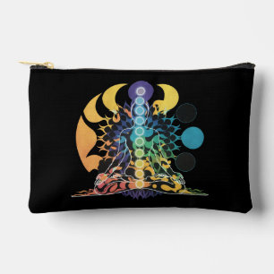 Bolsito Accesorio Pequeño Meditación Colorida Cósmica del Chakra Energía Esp
