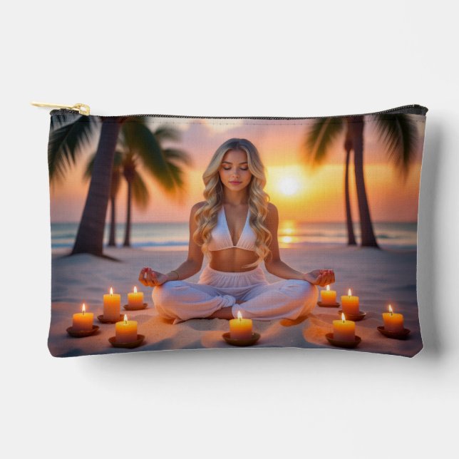 BOLSITO ACCESORIO PEQUEÑO MEDITATION - YOGA - WELLNESS - CARPE DIEM (Anverso)