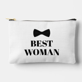 Bolsito Accesorio Pequeño mejor mujer corbata de lazo negro boda elegante