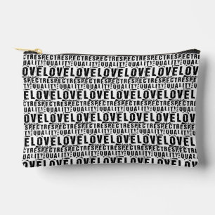 Bolsito Accesorio Pequeño Mes del orgullo de amor y respeto por la igualdad