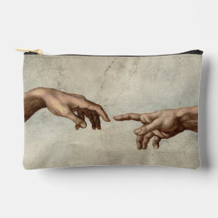 Bolsito Accesorio Pequeño Michaelangelo manos creación adam dios