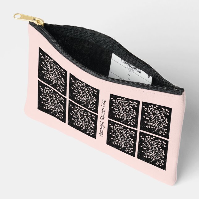 Bolsito Accesorio Pequeño Midnight Garden Line Soft Pink (Abierto)
