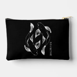 Bolsito Accesorio Pequeño Minimalista motivacional de Koi japonés