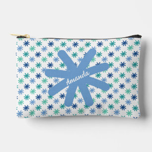 Bolsito Accesorio Pequeño Moda AsteriskS Ocean Colors-White Editable Small