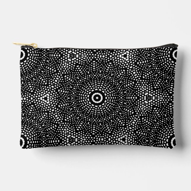 Bolsito Accesorio Pequeño Moda Moderna Estilo Girly Dot Art (Anverso)