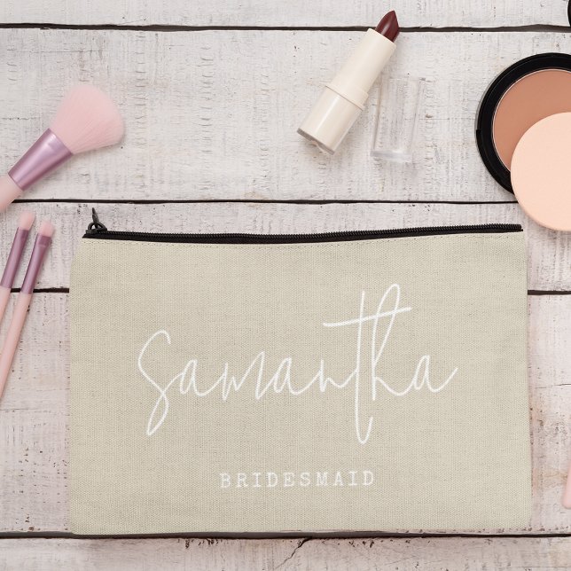 Bolsito Accesorio Pequeño Moda neutral de script de nombre personalizado de  (Subido por el creador)