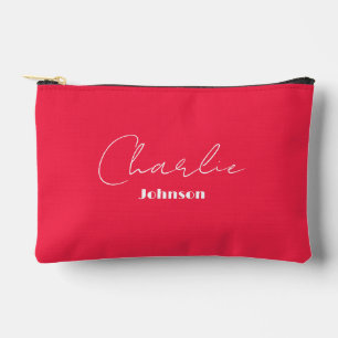 Bolsito Accesorio Pequeño Moda, rosa vibrante Minimalista