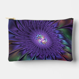 Bolsito Accesorio Pequeño Moderna y colorida moda Resumen Flor Fractal