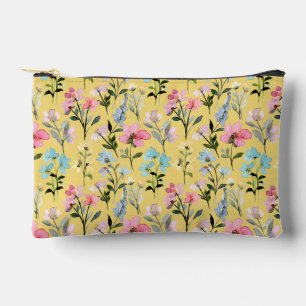 Bolsito Accesorio Pequeño Moderno clásico vintage Floral Mustard fondo