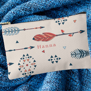 Bolsito Accesorio Pequeño Moderno Patrón de Flecha Simple Estético Lindo Ten