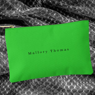 Bolsito Accesorio Pequeño Moderno Verde Simple Elegante