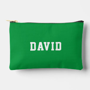 Bolsito Accesorio Pequeño Moderno y simple personalizado verde