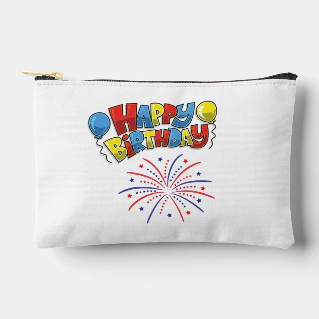 Bolsito Accesorio Pequeño Modo Resplandor de Cumpleaños (Anverso)