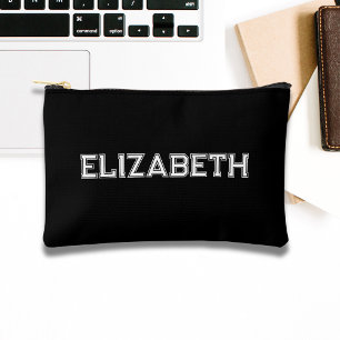 Bolsito Accesorio Pequeño Monograma de tipo de letra universitario