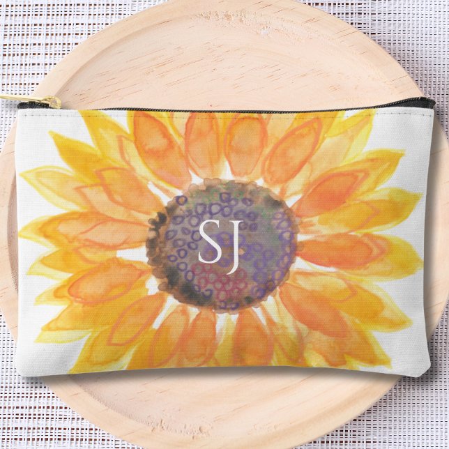 Bolsito Accesorio Pequeño Monograma Floral (Subido por el creador)