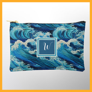 Bolsito Accesorio Pequeño Monograma inspirado en las grandes olas y la playa