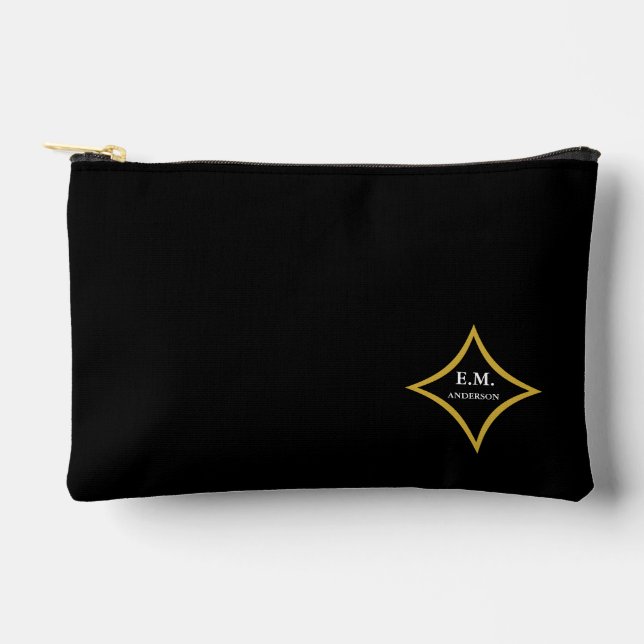 Bolsito Accesorio Pequeño Monograma Minimalista moderno (Anverso)