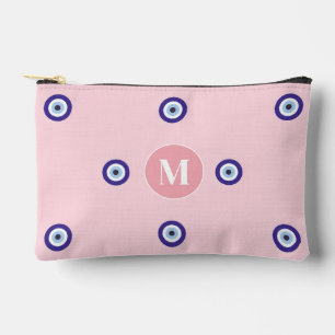 Bolsito Accesorio Pequeño Monograma Personalizado con Patrón de Ojo Malo Ros