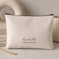 Monograma Rosa Beige | Femenino Minimalista Modern