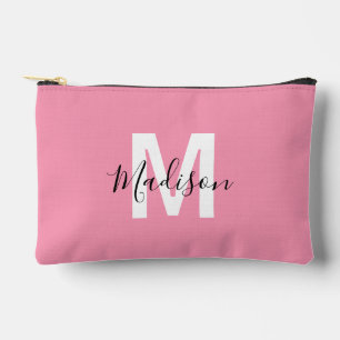 Bolsito Accesorio Pequeño Monograma Rosa Personalizado