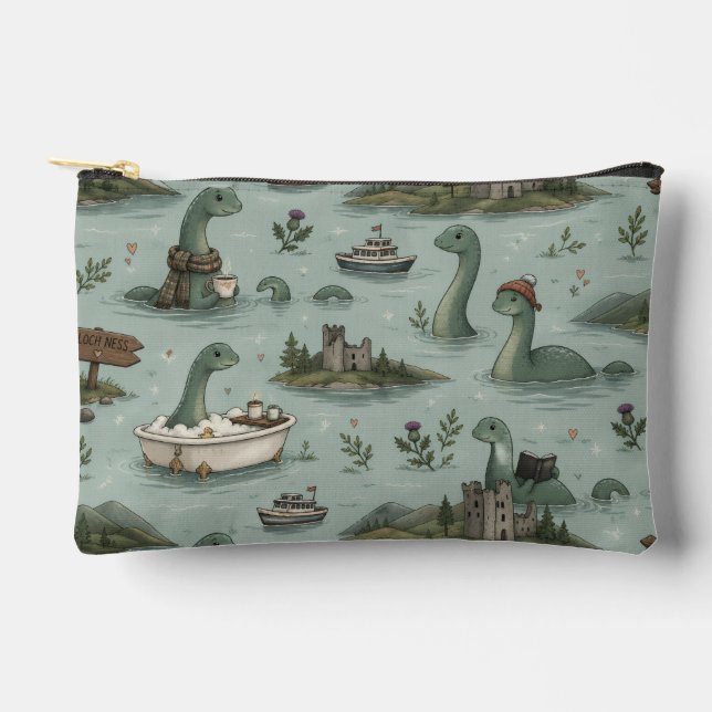 Bolsito Accesorio Pequeño Monstruo del lago Ness (Anverso)