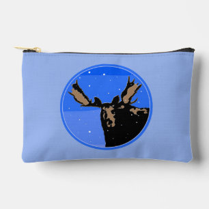 Bolsito Accesorio Pequeño Moose in Winter - Original Wildlife Art