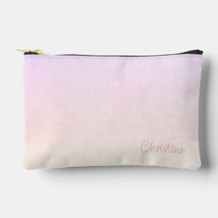 Bolsito Accesorio Pequeño Morado al champán Ombré Urbano Grunge con nombre