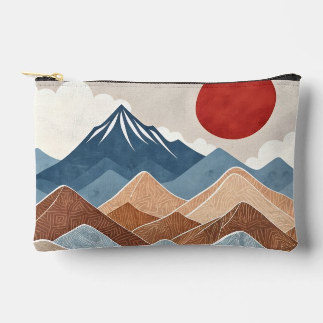Bolsito Accesorio Pequeño Mountains Sunset Beauty (Anverso)