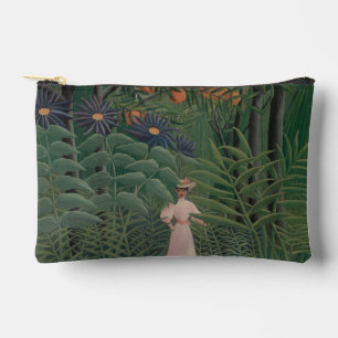 Bolsito Accesorio Pequeño Mujer caminando en un bosque exótico, Henri Rousse