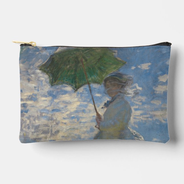 Bolsito Accesorio Pequeño Mujer con parasol - Madame Monet y su hijo (Anverso)