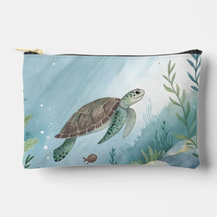 Bolsito Accesorio Pequeño Mundo submarino con tortuga