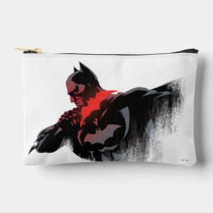 Bolsito Accesorio Pequeño Murciélago Batarang Carmesí