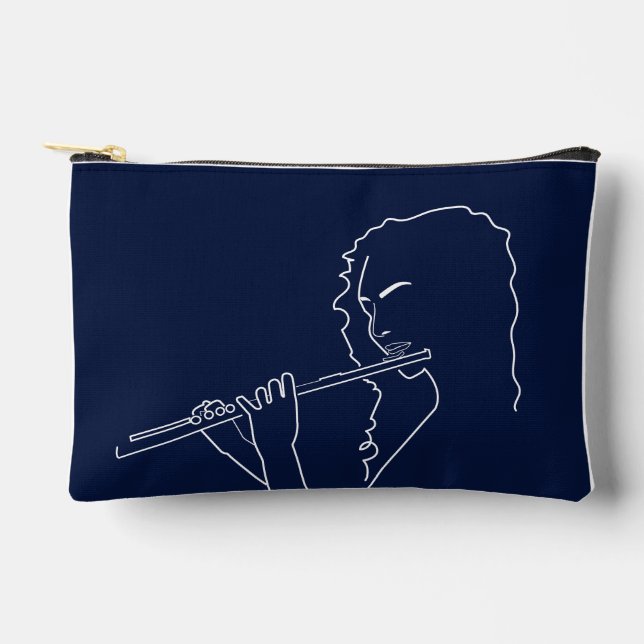 Bolsito Accesorio Pequeño Music Lover, Flute Player (Anverso)