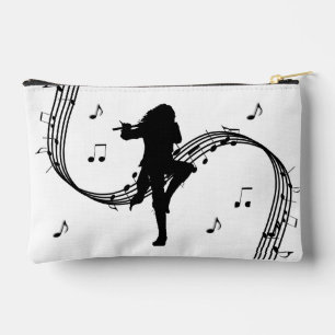 Bolsito Accesorio Pequeño Música impresionante de flautista solitario