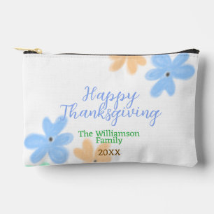 Bolsito Accesorio Pequeño Naranja azul color de agua verde inviernoGracias