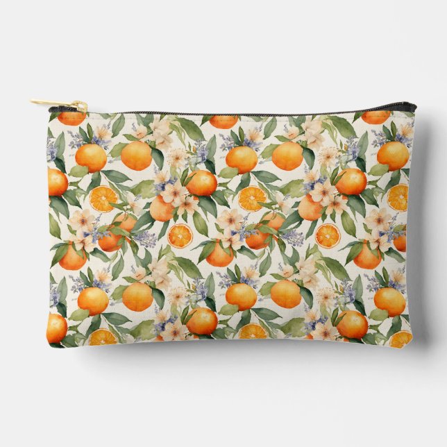 Bolsito Accesorio Pequeño Naranja Blossom Pencil Pouch (Anverso)