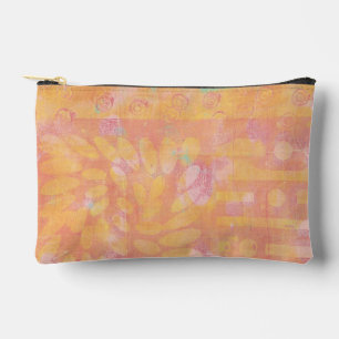 Bolsito Accesorio Pequeño Naranja Zipper Pouch
