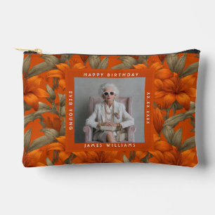 Bolsito Accesorio Pequeño Naturaleza personalizada lirios flor mujeres cumpl