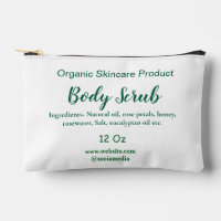 Naturaleza verde orgánica exfoliación corporal man