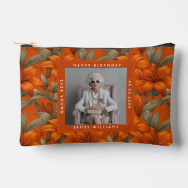 Bolsito Accesorio Pequeño Nature Custom Lilies Flower Women Birthday