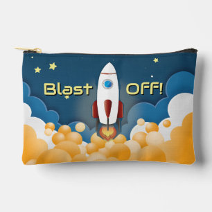 Bolsito Accesorio Pequeño Nave Espacial Personalizada con Nombre