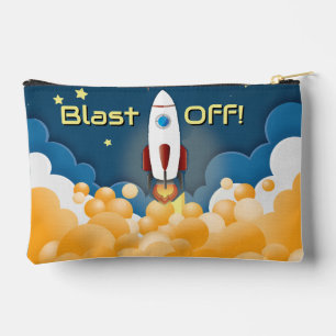 Bolsito Accesorio Pequeño Nave Espacial Personalizada con Nombre
