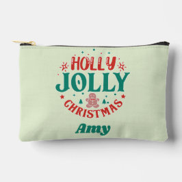 Bolsito Accesorio Pequeño Navidad alegre y divertida Hombre de jengibre Retr