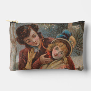 Bolsito Accesorio Pequeño Navidad, Inglaterra-Anuncio de época victoriana, 1