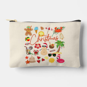 Bolsito Accesorio Pequeño Navidad Tropical