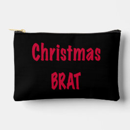 Bolsito Accesorio Pequeño Navidades Brat Red On Black