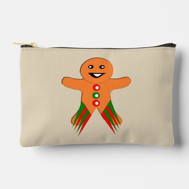 Bolsito Accesorio Pequeño Navidades Fiesta Gingerbread Man (Anverso)
