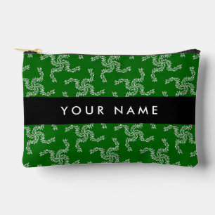 Bolsito Accesorio Pequeño Navidades Garland, Green, Your name, Personalize