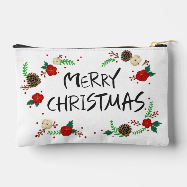 Bolsito Accesorio Pequeño Navidades Ilustracion Toilet Pouch (Reverso )