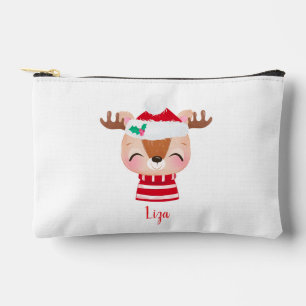 Bolsito Accesorio Pequeño Navidades sonriendo cara de reno